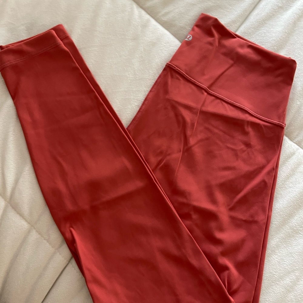 Peach/Coral Lululemon size 12 leggings
